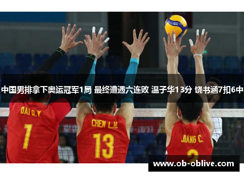 中国男排拿下奥运冠军1局 最终遭遇六连败 温子华13分 饶书涵7扣6中